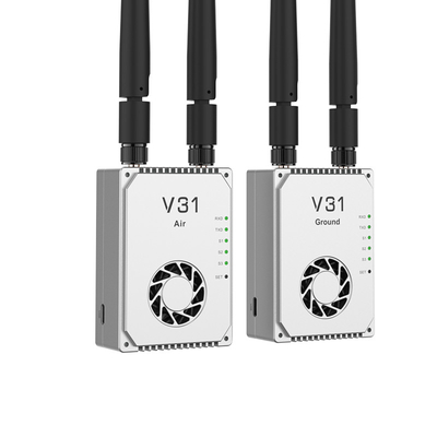 V31 Digital Video Transceiver Advanced OFDM und MIMO Technologien für UAV-Radio-Link mit 20-30km Grad ((Luft zum Boden)