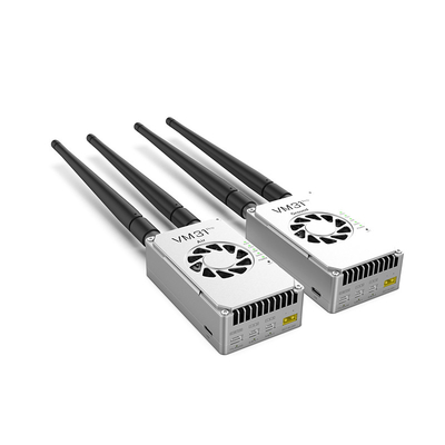 VM31 Video&amp;Data&amp;RC-Verbindung verfügt über zwei Frequenzen optional ((800MHz、1.4 GHz) mit einer Übertragungsreichweite von 15 km (Luft-Boden).